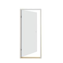 Durų stakta Domoletti, 205 cm x 7 cm x 2.8 cm, universali, balta sp.