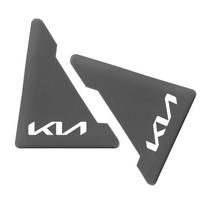 2 vnt. Automobilio durų kampų apsaugos nuo susidūrimo lipdukai Auto lipdukai Kia Sportage Rio Picanto Ceed Soul cerato sorento black