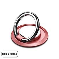 Metal 360 Degree Finger Ring Smart Phone Holder Mount Support For All Models Of Phone Ring Buckle rožinio aukso spalvos