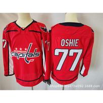 Mens Retro Embroidered Ice Hockey Jersey Custom Number 8 Wilson Ovechkin Style Cotton Blend Practice Uniform XL Chest 54cm
