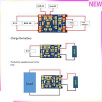 B27B 50 VNT. TP4056 Micro-USB 18650 Ličio Baterijos Įkrovimo Plokštė 5V 1A Įkroviklio Modulis Mėlynas PCB NONE mėlyna