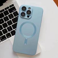 iPhone 16 Pro Max Magnetic Wireless Charger & Soft Case for Apple 12/13/15 Plus 17 Air gray
