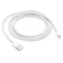 iPhone data transfer and charging cable | USB-A to Lightning | white (OEM)