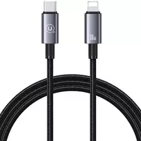 USAMS SJ662USB01 data transfer and charging cable | USB-C to Lightning | 30W | 1.2m | gray