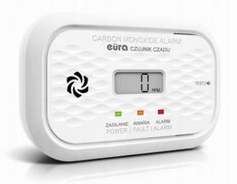Detektorius Eura Cd-72a2v4300/b, anglies monoksido, 10 metų tarnavimo laikas