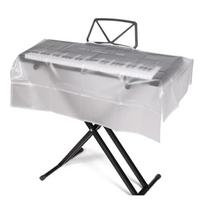 Piano Keyboard Dust Cover, 61/ 88 Keys Protective Dust Cover Key Cover for Electronic Keyboard Digital Piano Dust Cover gray