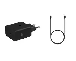 SAMSUNG EP-T6010NBE travel charger | 60W | USB-C | with USB-C to USB-C cable included | black (OEM)