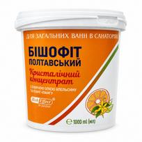 Kristalinis vonios koncentratas su bišofitu, apelsinų ir ylang-ylang eteriniais aliejais, 1000 ml