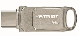 PATRIOT TAB T560/64GB/USB 3.2/USB-A + USB-C/Silver