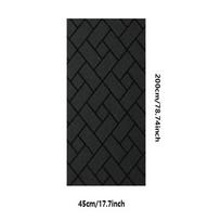 Nuimama visiškai nepraleidžianti langų plėvelė be klijų Apsauganti langų plėvelė nuo smalsių akių Blackout užuolaida Langams 45x200cm black