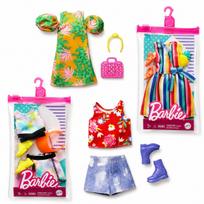 Barbie lėlės rūbų rinkinys su 2 aksesuarais „Complete Looks“ , GWD96