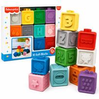 Fisher-Price sensorinių kaladėlių rinkinys, 10 vnt.