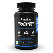 NutritJet Magnesium Glycinate Citrate Malate Complex | Max Absorption, Support Heart, Sleep, Muscle Health, Non-GMO & Gluten Free | 1750mg - For