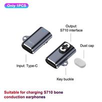 Superior Type C Charging Accessory, magnetic for Shokz OpenSwim Pro S710 Bone Conduction Gear gray