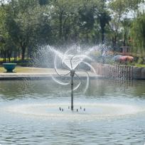 Rotating Water Wheel Dispenser Nozzle Stainless Radial Spray 1.5 Inch Ss External Thread gray