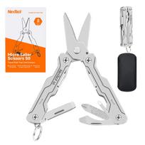 NexTool Multi-tool Mini Sailor Scissors S0 8-in-1 Ultra-lightweight Key Holder Type EDC white