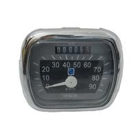 VESPA VM/VN/VL/ACMA SPEEDOMETER 90 KMH GRAY FACE STAINLESS STEEL RIM |Fit For
