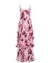 WE Fashion Vakarinė suknelė rožių spalva / rausvai raudona / pastelinė rožinė