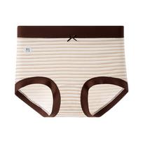 Plus-size Women's Summer Threaded Anti-bacterial Extended Crotch Ice Breathable Non-marked High Waist Triangle Briefs XXL