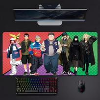Cool Funny Anime Ssakamoto Days Mouse Pad Mousepad Large Gaming Lockedge Thickened Pc Table Desk Mat 800x300x2mm gray