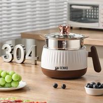 2026 Multi-functional Electric Cooker: Non-stick Stainless Steel Hot Pot for Steaming & Cooking