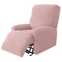 Jacquard Recliner Sofa Cover Elastic Sofa Protector Lazy Relax Armchair Covers Couch Cover Stretch Slipcovers For Home Decor rožinė