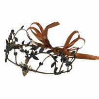 Diadem Elf Tiara Fantasy Fairy Headpiece Fairy Elven Crown  Forest Wedding juoda