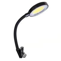 USB Powered Full Spectrum Aquarium Light LED Lamp For Small FishTanks Plant Health Growth With Adjustable Mounting Clamp white