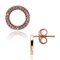 PANDORA 280585CZ Forever Rose Earrings 280585CZ white