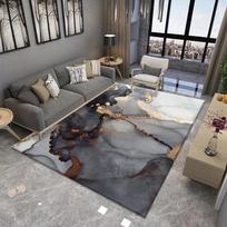 Šiaurietiški marmuriniai kilimai svetainei Madingas prabangus stilius 200x300 Kilimai miegamajam Minkšti neslystantys flaneliniai kilimėliai prie lovos Skalbiami 140*200cm