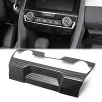 Honda Civic 10th Gen (2016-2021) Center Console A/C Switch Panel Decorative Cover ABS Material gray