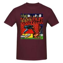 Vasaros Harajuku Individualus Snoop Doggy Dogg Doggystyle Death Row Records Vyrams Grynos Medvilnės Marškinėliai Apvalia Kaklo Originalūs Drabužiai XXXXXL bordinė