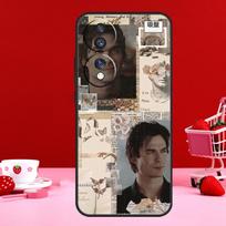 Damon Salvatore The Vampire Diaries For Honor Magic 6 Pro 5 Lite 50 70 90 Case For Honor X8a X9a X7 X8 X9 X6a X7a X8b X9b Cover Honor 8X black