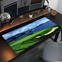 Augusta National Golf Course Mouse Pad Anime game mause pads cs lol XXL Home HD Computer Desk Mats Carpet Gamer Office Laptop So 600x300x2mm blue