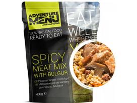 Adventure Menu Spicy meat mix with bulgur