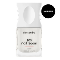 Alessandro SOS NAIL REPAIR SERUM atstatomasis nagų serumas su biotinu ir siliciu 10 ml