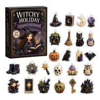 Halloween Countdown Calendar Mystery Box one size black