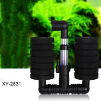Xy-2830 2831 Air Pump Biochemical Sponge Filter Noiseless With Suction Cups Aquarium Fish Tank XY-2831 green