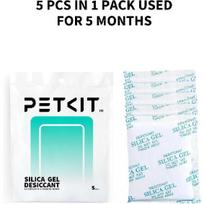 PETKIT Replaced Desiccant Bags for All Automatic Cat Dog Feeders -5 Packs, Pet Feeder Replaced Desiccant, Fresh Keeping No plug balta