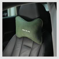 Suede galvos atramos automobilio kvėpuojanti atminties putų kaklo pagalvė Seat Leon Ibiza Ateca Arona Toledo Altea Alhambra interjero aksesuarams