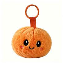Squishy Stress Relief Keychain Simulation Dumpling Plush Dumpling Squishy Dumplings Sensory Squeeze Toy For Stress Relief red