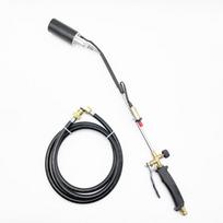 Propane Torch Weed Burner Blow Torch Heavy Duty High Flamethrower with Turbo Trigger Push Button Ignite for Roof Asphalt Ice juoda