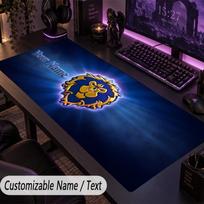 Custom Text Big Mousepad, Extended Desk Pad For Laptop Work GameWorld of Warcraft 30cmx80cm