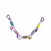 Multi-purpose Hand Woven Paracord Rope Outdoor Gear Hanging Cord  Mountaineering violetinė