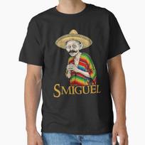 Smiguel Mexican Sombrero Funny Mexican Culture Mashup Classic T-Shirt L beige