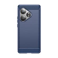 For Cover OPPO Realme GT 6 Case Realme GT 6 6T Neo 6 SE Coque Phone Back Bumper Shockproof TPU Silicone Cover Realme GT 6 Fundas Realme GT Neo 6 SE mėlyna