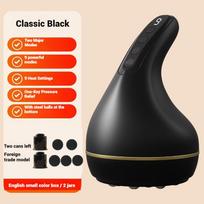 Electric Gua Sha Device: Full-Body Heated Cupping Instrument with Vacuum Suction for Gua Sha  Cupping, Home Massager rožinė raudona spalva