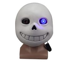 Undertale Sans latekso kaukė Helovino kostiumui, vakarėliui ar tiesioginei transliacijai gray