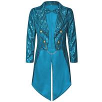 Žvilganti Airiška Žalia Sequin Fracas Striukė Šv. Patriko Dienai Double Extra Large blue