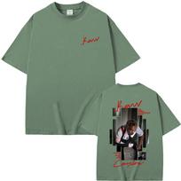 Rapper Laylow Raw Album Graphic Tshirt Unisex Women Clothing Hip Hop Fashion Pop Music T Shirt Male Casual Cotton Vintage Tshirts 4XL gray